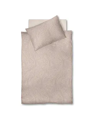 FLEURESSE | Flanell Bettwäsche 70x90cm/140x200cm LECH Almond | rosa